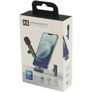 میکروفن یقه ای مدل K8 دو منظوره Type-C و iphone