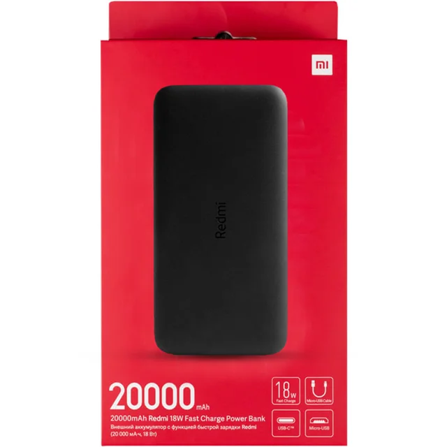 پاوربانک شیائومی مدل  Redmi global ظرفیت 20000 میلی آمپرساعت 102253853