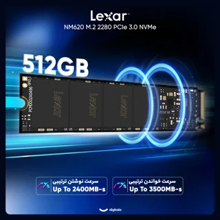 اس اس دی اینترنال PCIe Gen3 x4 لکسار مدل NM620 ظرفیت 512 گیگابایت 102604533