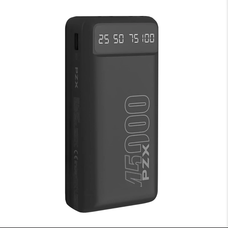 شارژر همراه پی زد ایکس مدل C166 ظرفیت 45000 میلی آمپر ساعت