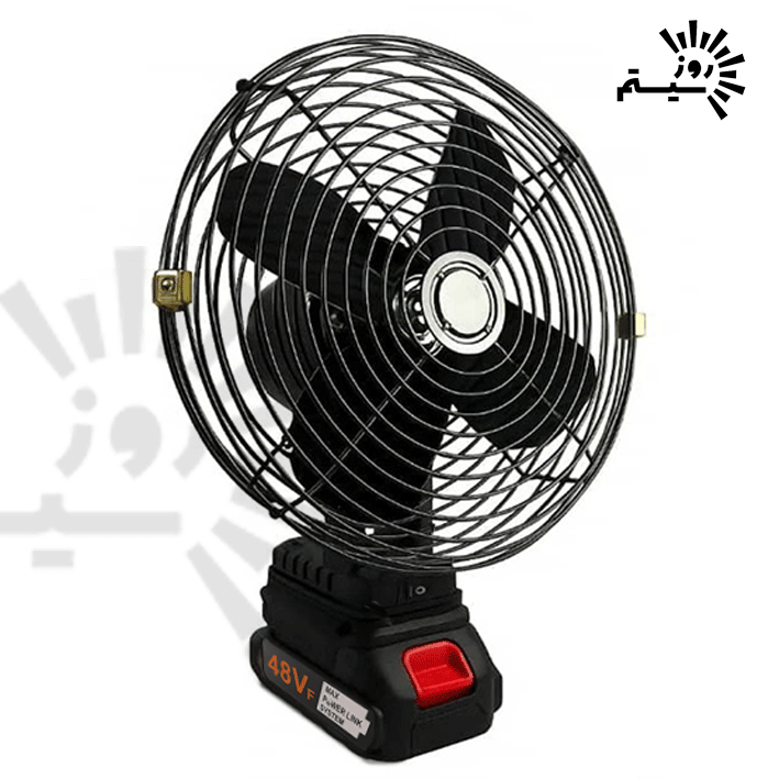 پنکه شارژی فلزی 12 ولت مدل Nova ZL-08 Lithium Outdoor
